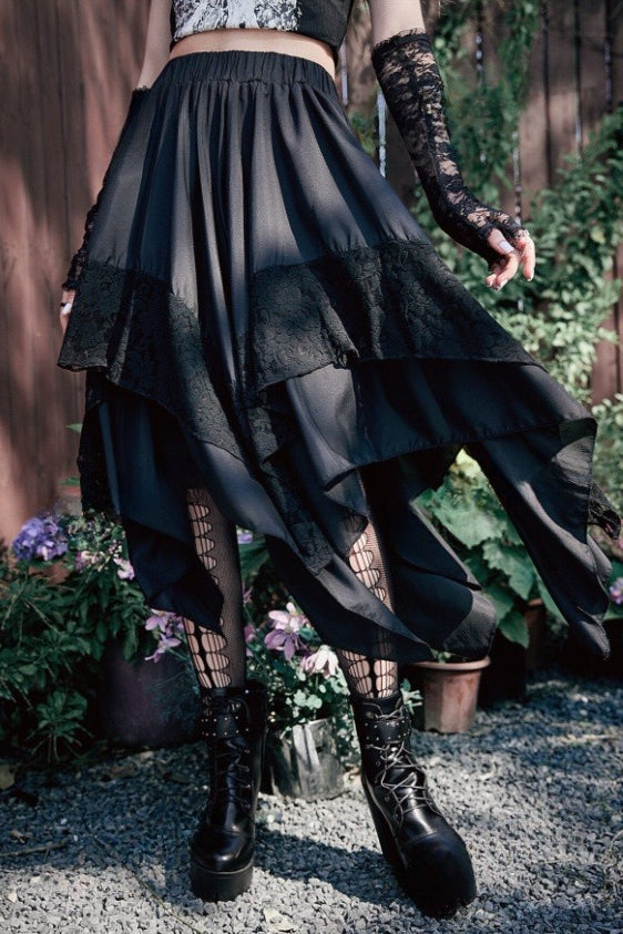 Halloween Gothic Punk Lace Skirt Main image