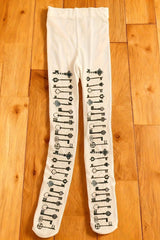 Dark Key Pattern Gothic Tights