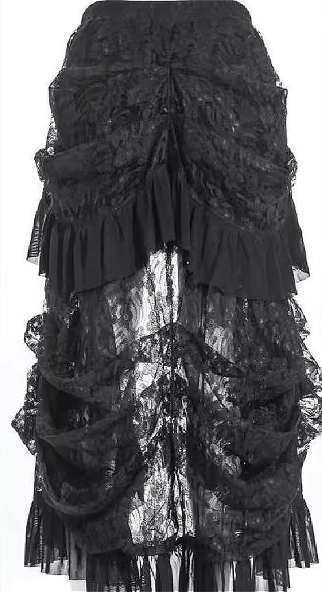 Gothic Banquet Lace Midi Dress Secondary image
