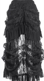 Gothic Banquet Lace Midi Dress