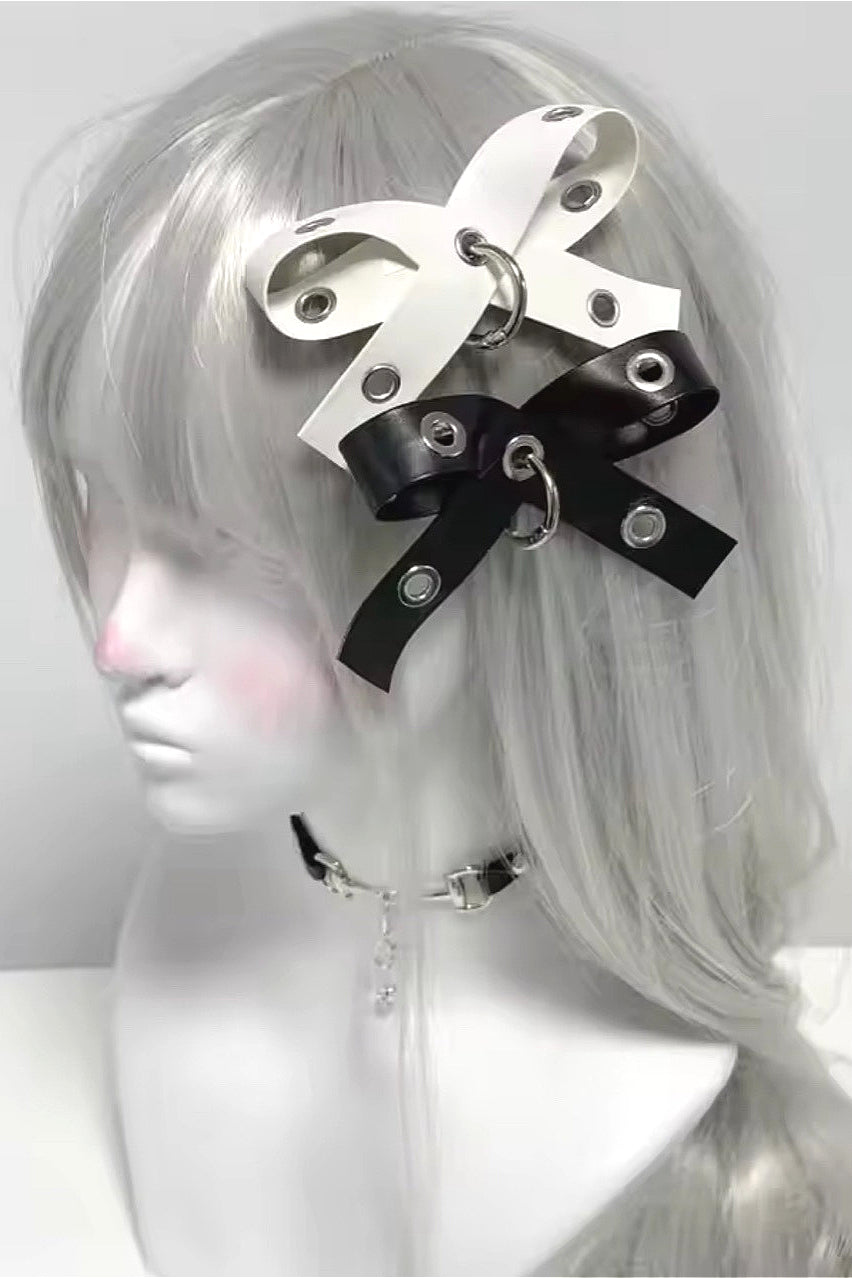 Bow Leather Buckle Hair Accs Main image