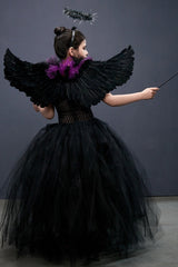 Winged Witch Kid Halloween Costume
