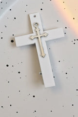 Black Tone Gothic Cross Barrette Hair Accs