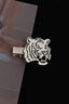 Vintage Dark Tiger Head Hair Accs