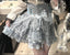 Lace Ruffle Bow Mini Skirt