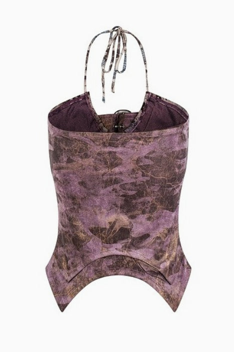 Post-Apocalyptic Punk Streetwear Halter Top