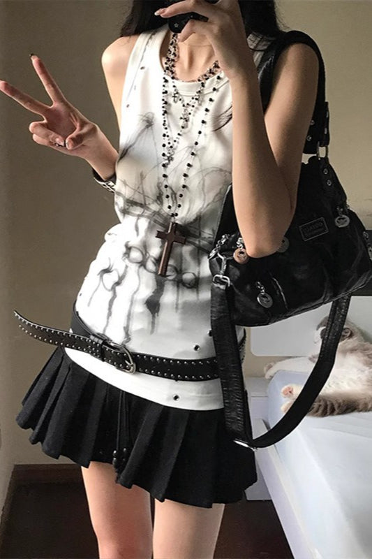 Y2K Punk Slim Fit Tank Top Secondary image