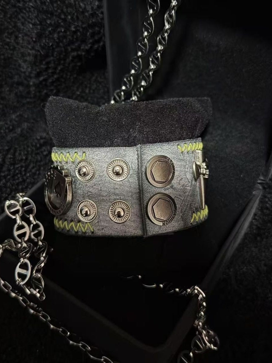 Dark Cyberpunk Chain Bracelet