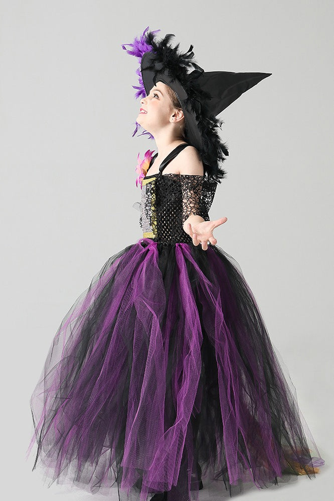 Spider Sleeve Dress Kid Halloween Costume Secondary image