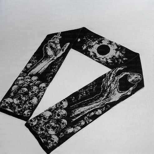 Gothic Punk Warm Knitted Scarf Main image