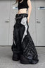 Vintage Patchwork Distressed Pants