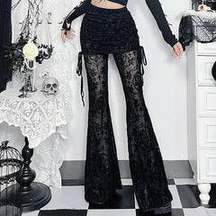 Gothic Lace Cargo Pants