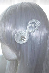 Y2K Angel Wing Note Hair Accs