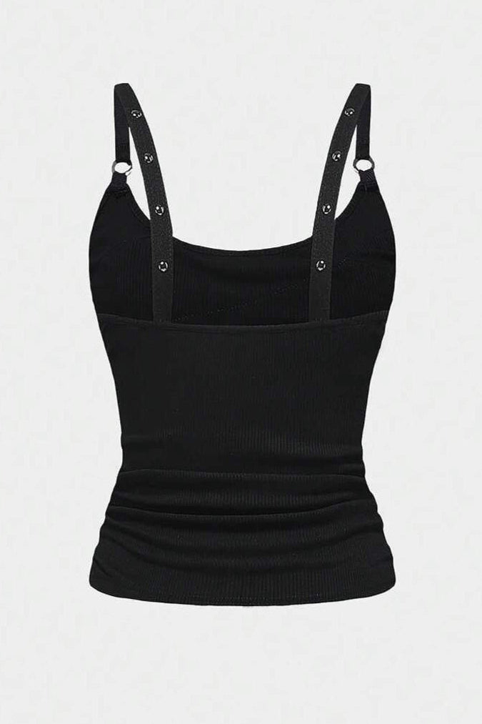Street Punk Slim Lace Up Camis