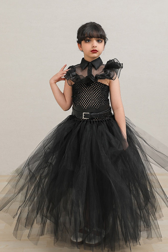 Dark Princess Dress Kid Halloween Costume Secondary image