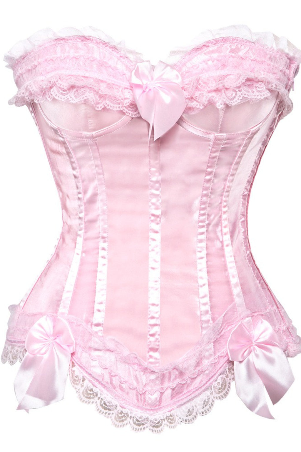 Leopard Lace Bow Slimming Corset