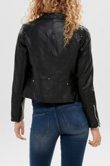 PU Leather Vintage Moto Plus-size Jacket
