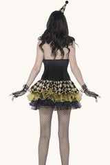 Vampire Circus Clown Halloween Costume