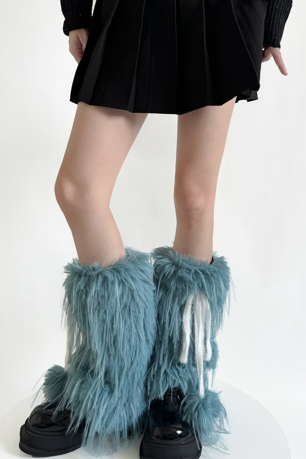 Fluffy Tassel Leg Warmer Socks