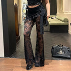 Black Lace Harajuku Pants