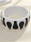 Black White Polka Dot Bracelet