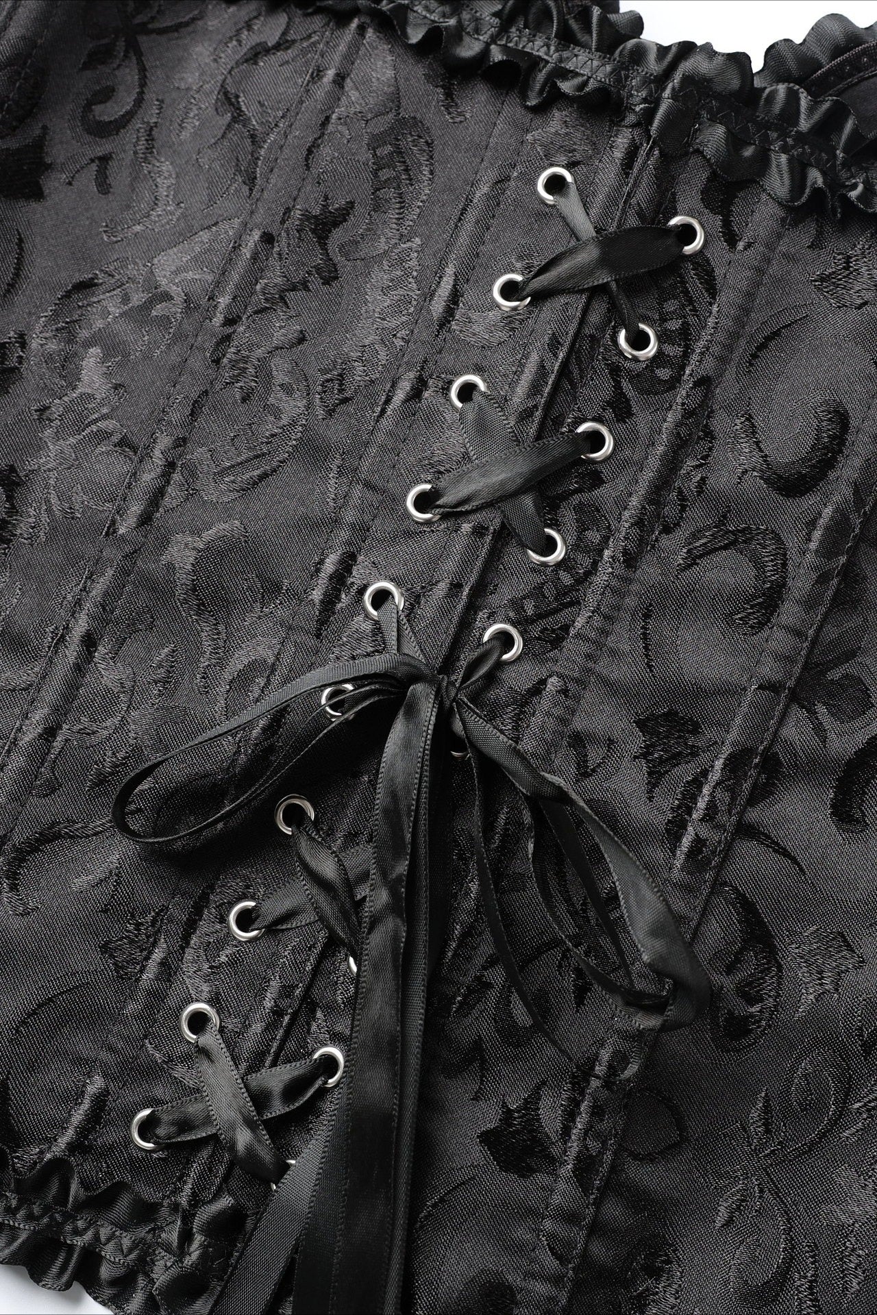 Vintage Lace Up Steel Boned Corset Secondary image