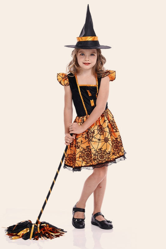 Spider Girl Dress Kid Halloween Costume Secondary image