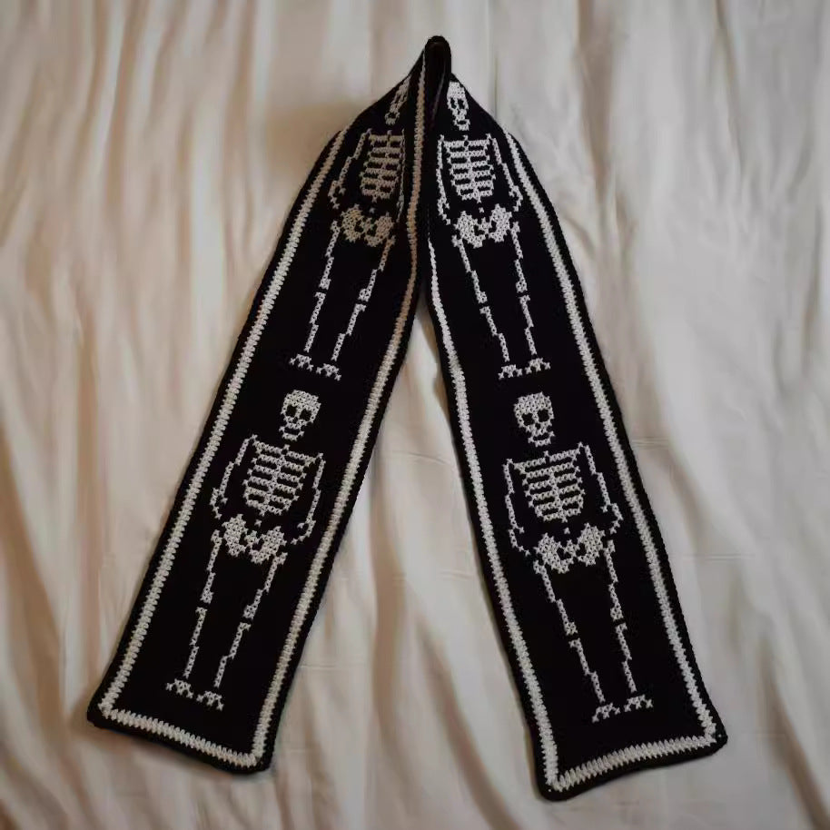 Gothic Thickened Warm Cartoon Neck Scarf Main image