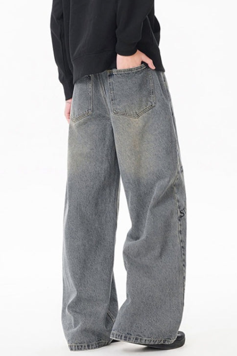 Graffiti Print Wide Leg Pants