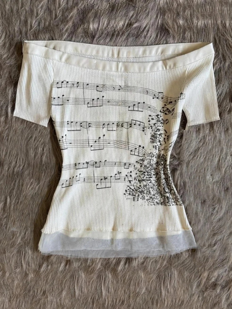 Gothic Vintage Distressed Letter Print T Shirt Secondary image