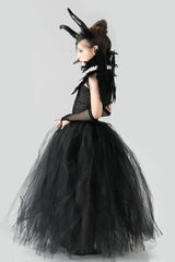 Evil Queen Gown Kid Halloween Costume