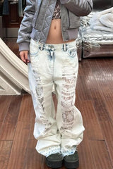 Y2K American Style Wide Leg Pants