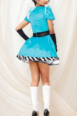 Blue White Alice Halloween Costume