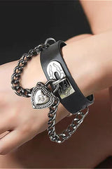 Punk Gothic Shackle Chain Cuff
