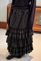 Subculture Fold-Over Waist Cake Skirt