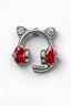 Candy Color Headset Cat Lip Stud