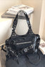 Punk Street Style Moto Shoulder Bag
