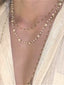 Vintage Multi-Layer Stacked Pearl Shell Necklace