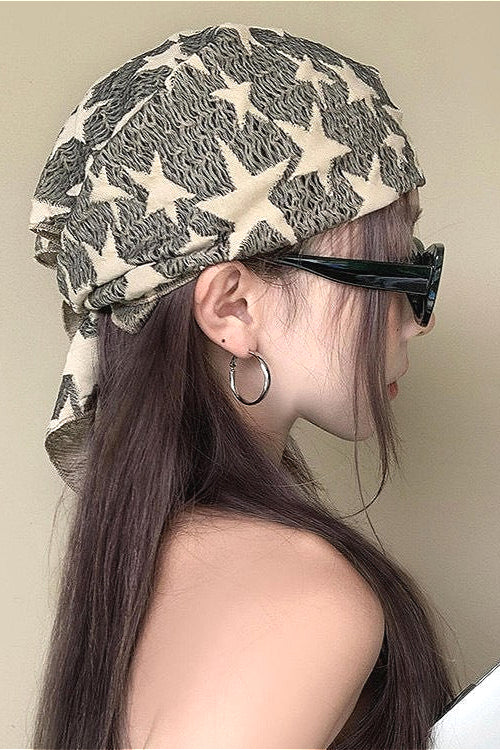 Pentagram Triangle Headscarf Hat