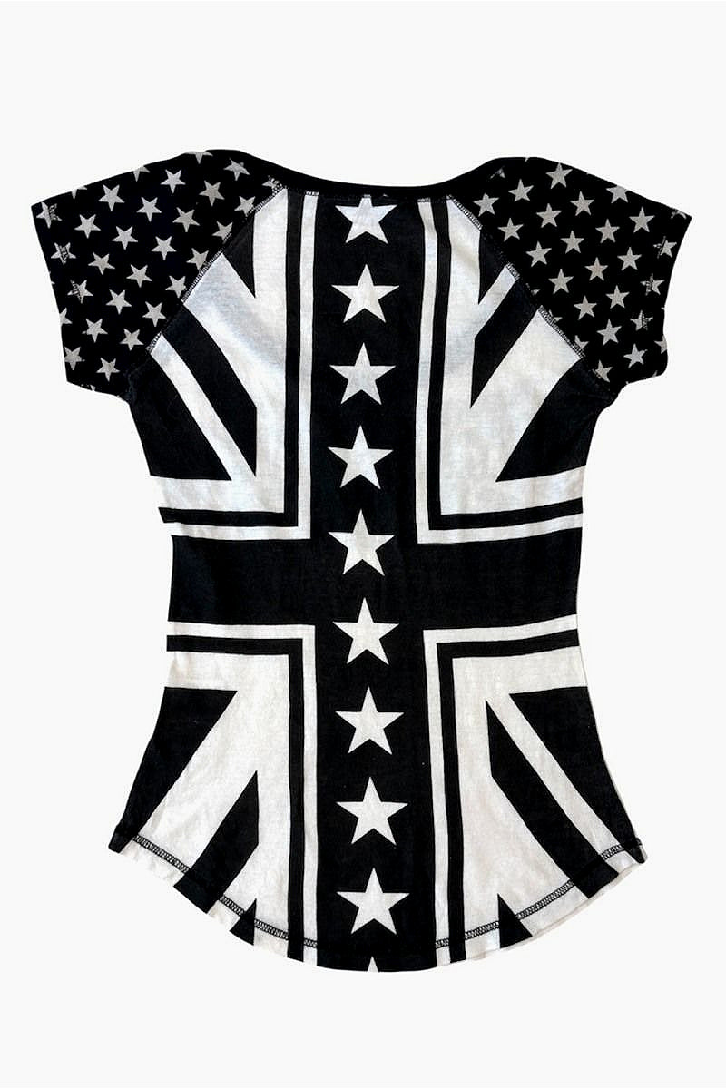 Millennium Letter Star Printed T-shirt Secondary image