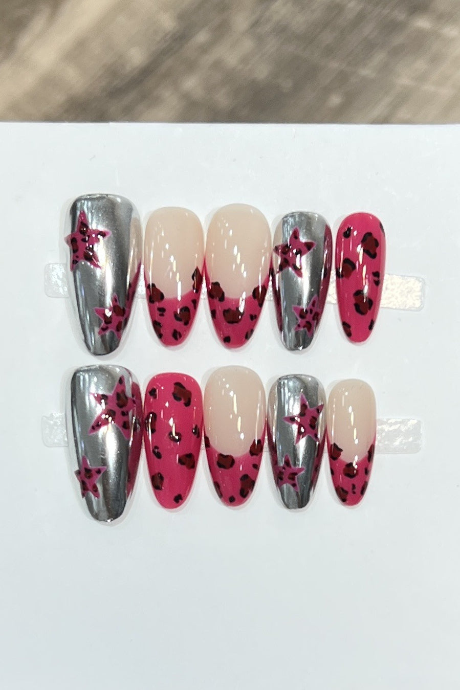 Y2K Star Baddie Retro Press On Nails Secondary image