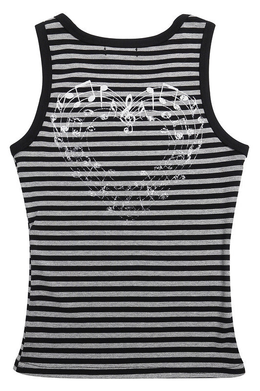 Striped Cami Tank Top Secondary image