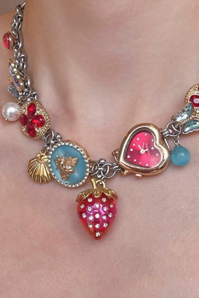 Vintage Strawberry Sweet Necklace Secondary image