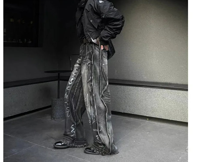 Black Gothic Y2K Baggy Pant Secondary image
