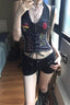 Y2K Vintage Halter Neck Crop Top
