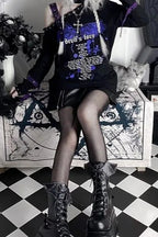 Y2K Harajuku Punk Off Shoulder Knit Top