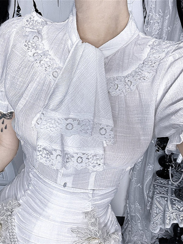 Dark Retro Gothic Blouse