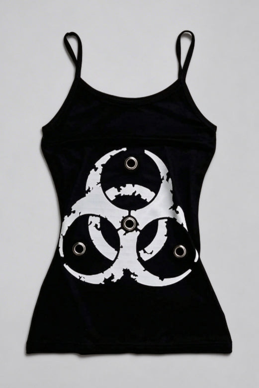 Bat Motif Symbol Print Tank Top Main image