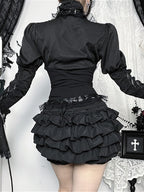 Dark Style Halter Vest Coat