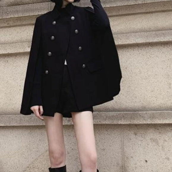 Black Hooded Cloak